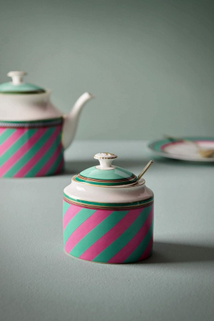 FEMEI - Zaharnita portelan 550ml Chique Stripes