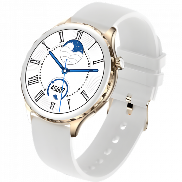 Ceas Smartwatch AZeira®, Multi-Sport, Bluetooth Call, Memento, Selfie la distanta, Notificari, Analiza somnului, Frecventa cardiaca, Tensiune, IP67, Ecran IPS LCD 1,32 inch, IOS si Android [2]