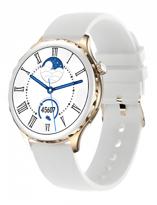 Ceas Smartwatch AZeira®, Multi-Sport, Bluetooth Call, Memento, Selfie la distanta, Notificari, Analiza somnului, Frecventa cardiaca, Tensiune, IP67, Ecran IPS LCD 1,32 inch, IOS si Android [1]