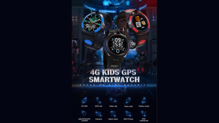 Ceas Smartwatch Sport copii GPS 4G, cu localizare GPS, WIFI, Buton SOS, Camera foto frontala, Functie Telefon, Monitorizare spion, Ecran rotund IPS Touch Screen 1.28inch [13]