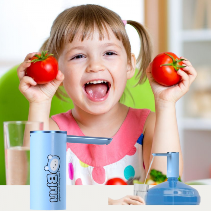 Pompa electrica apa cu afisaj LED AZeira®, Ecran digital, Indicator nivel baterie, Dozarea cantitatii de apa, Compatibil cu bidoane de apa de 5L/10L/15L/20L [4]