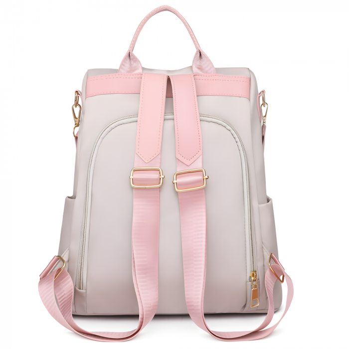 Rucsac dama 2in1 cu Broderie in relief AZeira®, Anti-furt, Versatil, Impermeabil, Material usor si fin de calitate superioara, 32*30*13 CM [3]