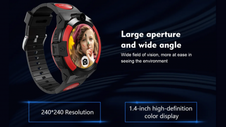 Ceas Smartwatch Sport copii GPS 4G, cu localizare GPS, WIFI, Buton SOS, Camera foto frontala, Functie Telefon, Monitorizare spion, Ecran rotund IPS Touch Screen 1.28inch [11]