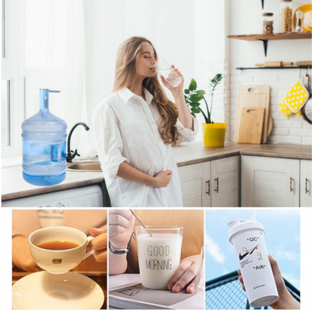 Pompa electrica apa cu afisaj LED AZeira®, Ecran digital, Indicator nivel baterie, Dozarea cantitatii de apa, Compatibil cu bidoane de apa de 5L/10L/15L/20L [5]