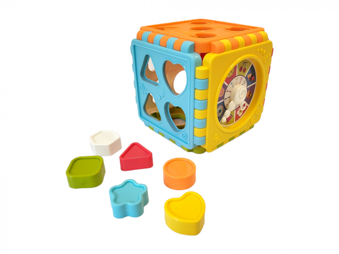 Cub educativ cu cifre, forme si ceas [2]