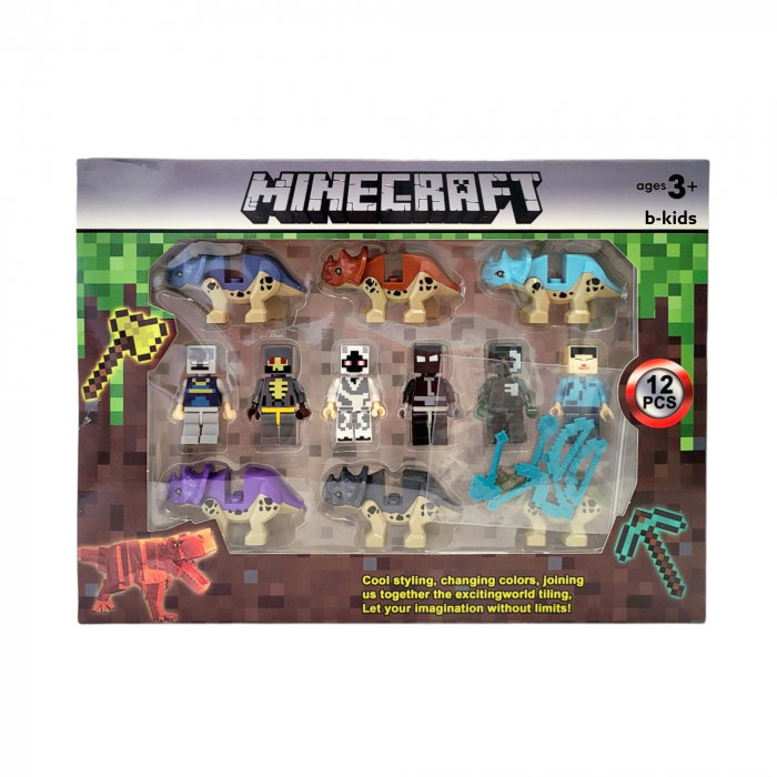 12 figurine Minecraft tip Lego [1]