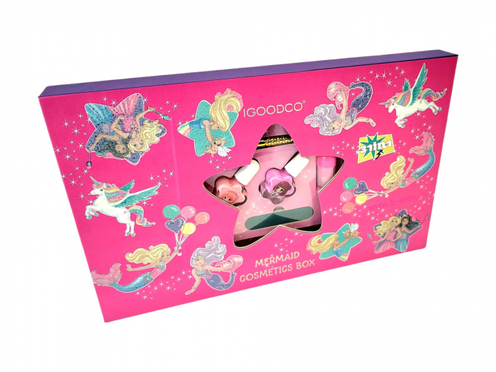 Trusa mare makeup, beauty B-kids girls, Igoodco, 29 in 1 , roz [2]