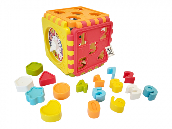 Cub educativ cu cifre, forme si ceas [4]
