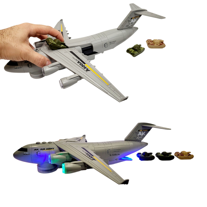 Avion de Transport Militar – cu Trei Mini Tancuri [1]