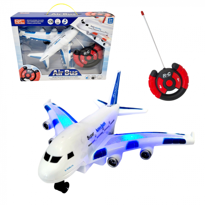 Avion cu radio comanda, sunete si lumini. Air Bus [1]