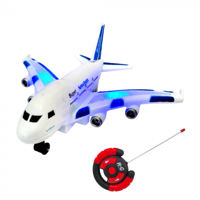 Avion cu radio comanda, sunete si lumini. Air Bus [7]