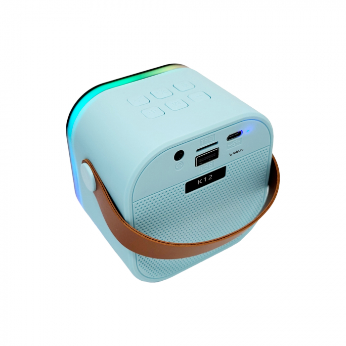 Boxa Karaoke wireless cu microfon si acumulatori reincarcabili [4]