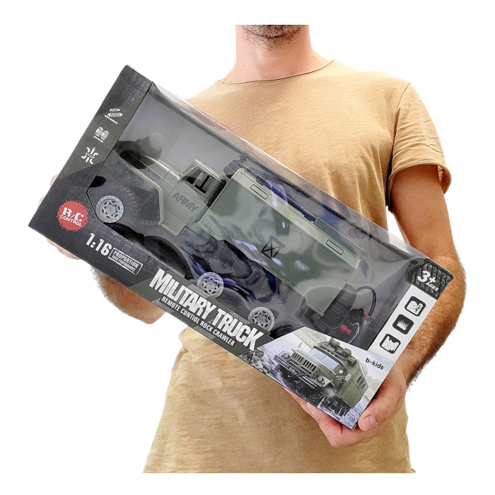 Camion militar -Military Truck- cu telecomanda si acumulator. [5]