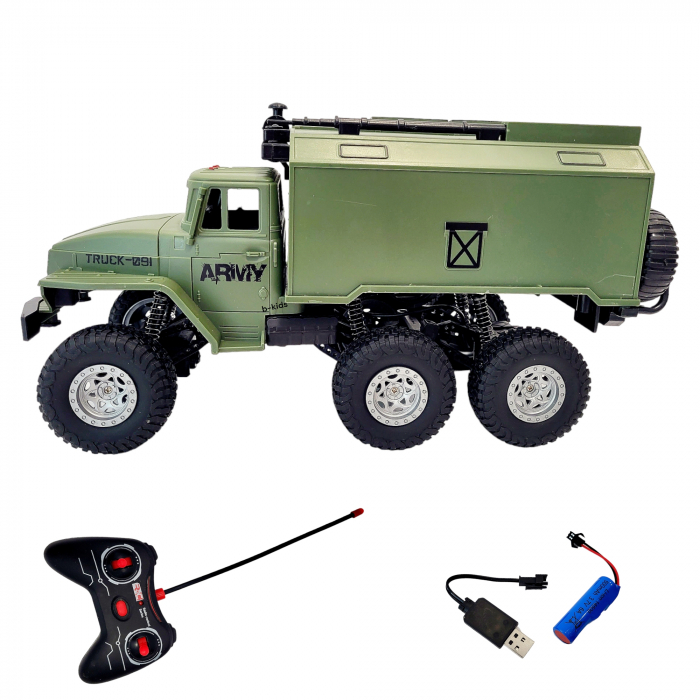 Camion militar -Military Truck- cu telecomanda si acumulator. [7]