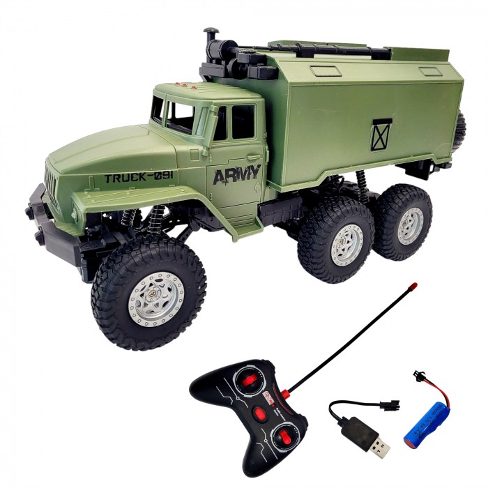 Camion militar -Military Truck- cu telecomanda si acumulator. [1]