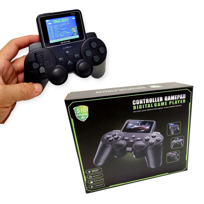 Consola Controller S10 Gamepad – 520 de jocuri retro încorporate [1]