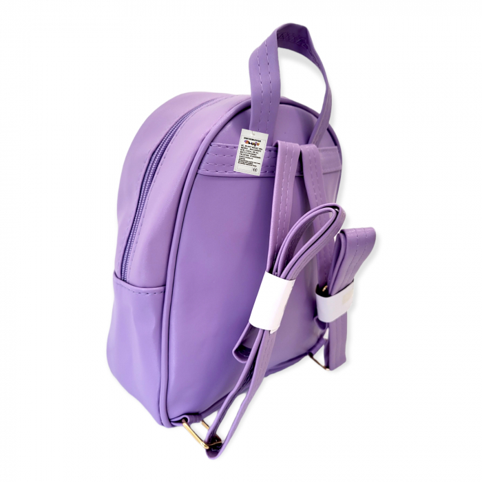 Ghiozdan gradinita Pop-It, Rabbit, piele ecologica, mov [5]