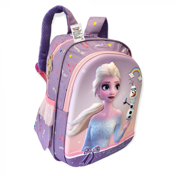 Ghiozdanel pentru gradinita, Frozen, 3D, mov [2]