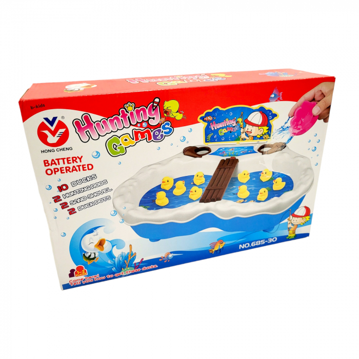 Joc de pescuit magnetic, muzical, cu apa, prinde ratustele [1]