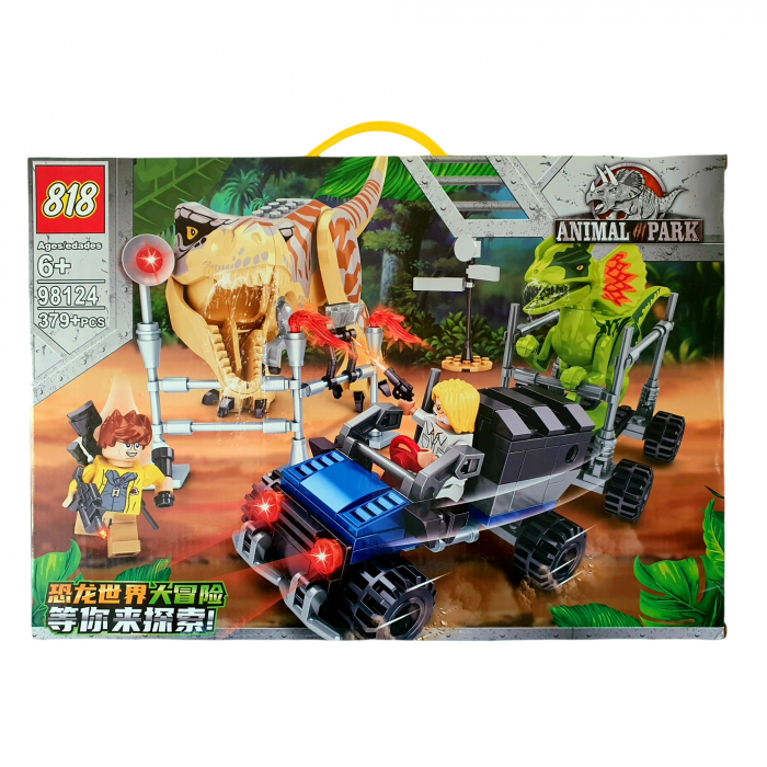 Set contructie - Tip Lego - Animal Park Dinosaur - 379 piese [1]
