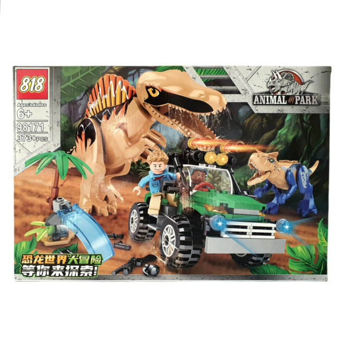Set contructie - Tip Lego - Animal Park Dinosaur - 373 piese [1]