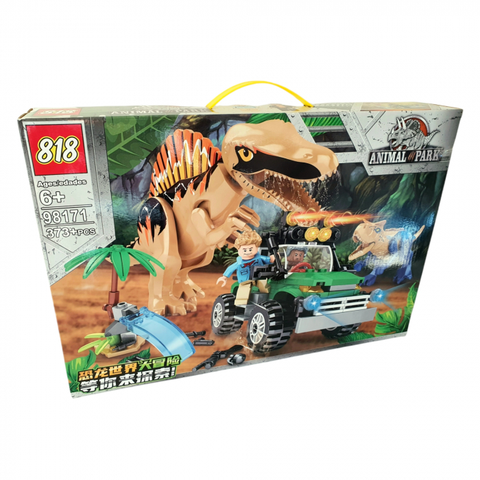Set contructie - Tip Lego - Animal Park Dinosaur - 373 piese [4]
