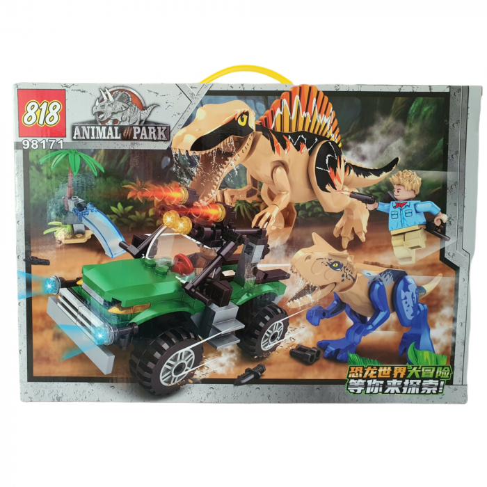 Set contructie - Tip Lego - Animal Park Dinosaur - 373 piese [3]