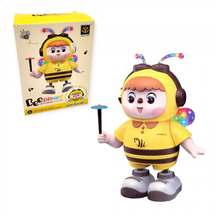 Jucarie Albinuta Dansatoare, Bee Dance, lumineaza, danseaza, canta. [1]