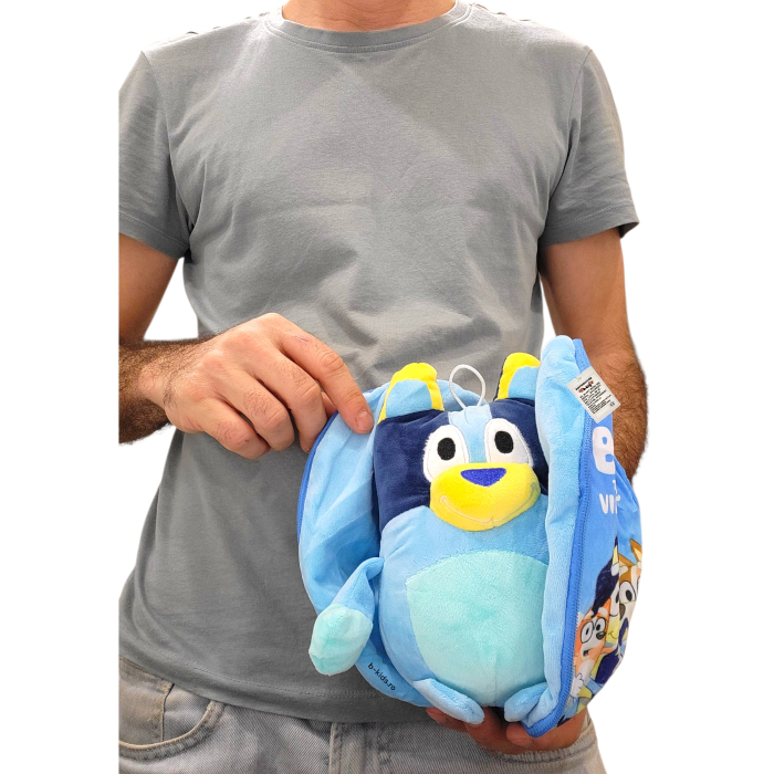 Jucarie Bluey de plus 2 in 1, se transforma in bila, 25 cm [4]