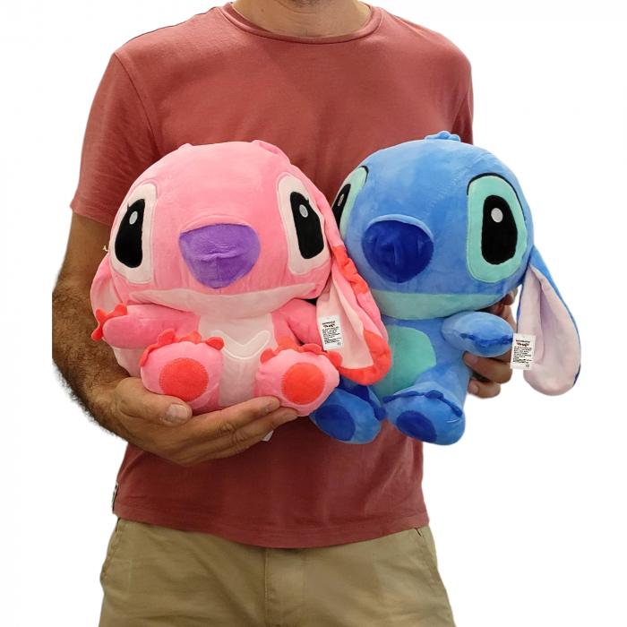 Jucarie de plus mare Angel Stitch & Zenuk Stitch personaj din Lilo Sritch,  35 cm [1]