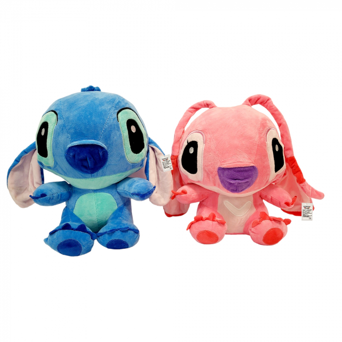 Jucarie de plus mare Angel Stitch & Zenuk Stitch personaj din Lilo Sritch,  35 cm [5]