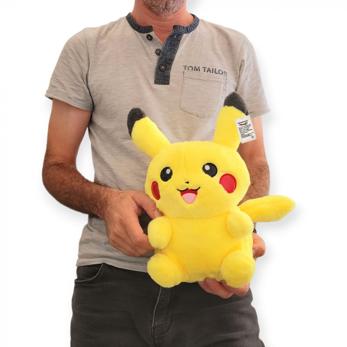 Jucarie de plus - Pikaciu - Pokemon - 35 cm , pufos [3]