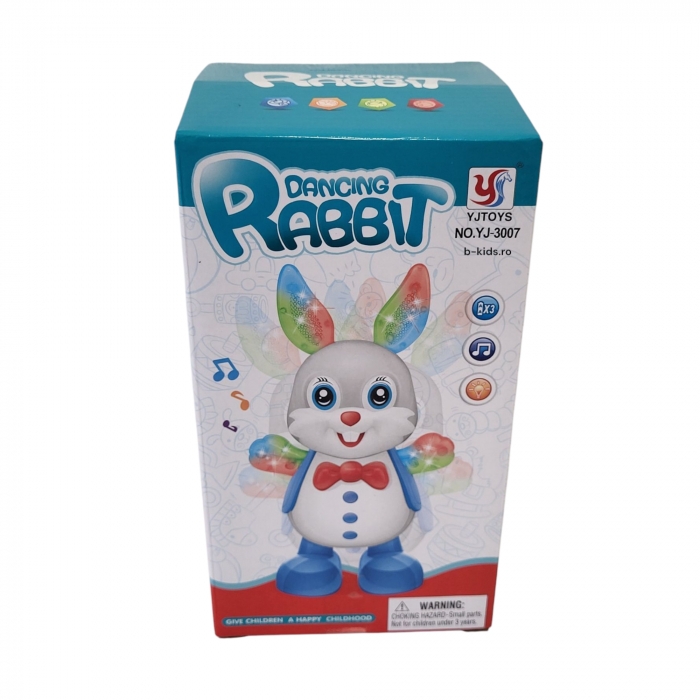 Jucarie Iepure Dansatoar, Dancing Rabbit, lumineaza, danseaza, canta. [4]