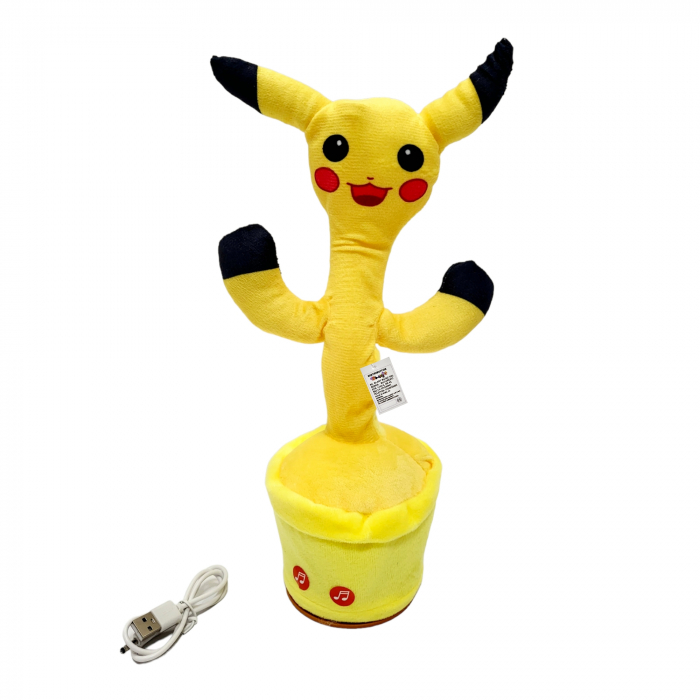 Jucarie interactiva Pikachu tip cactus, canta, danseaza, imita. [2]