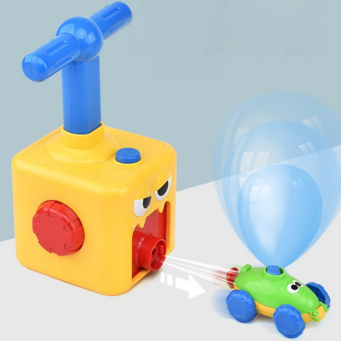 Jucarie interactiva - Set Masinuta lansator cu pompa de baloane. [5]