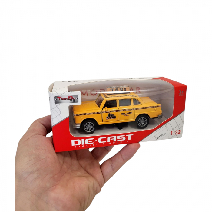Jucarie masinuta Taxi din metal cu sunete si lumini [4]