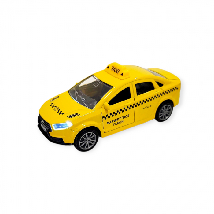 Jucarie masinuta Taxi modern din metal cu sunete si lumini [2]