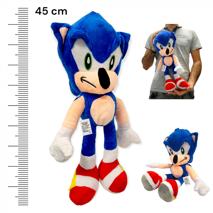 Jucarie plus - Sonic - aricul, mare, 45 cm. [2]