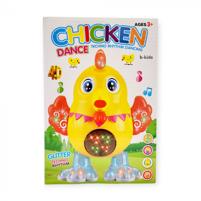 Jucarie Pui Dansator, Chicken Dance, lumineaza, danseaza, canta. [2]