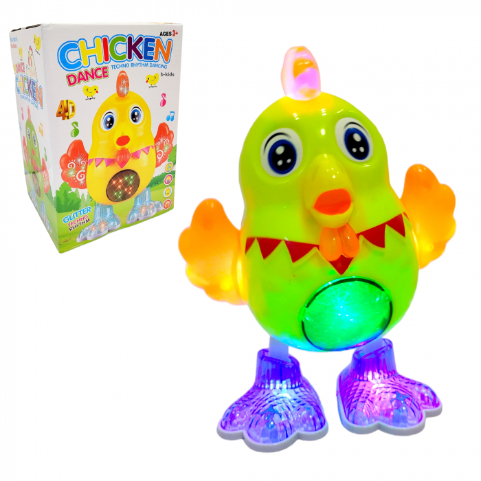 Jucarie Pui Dansator, Chicken Dance, lumineaza, danseaza, canta. [1]