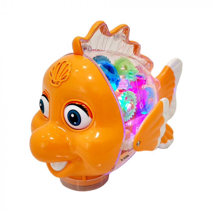 Jucarie Pestisor, Gear Fish, lumineaza, merge, canta. [7]