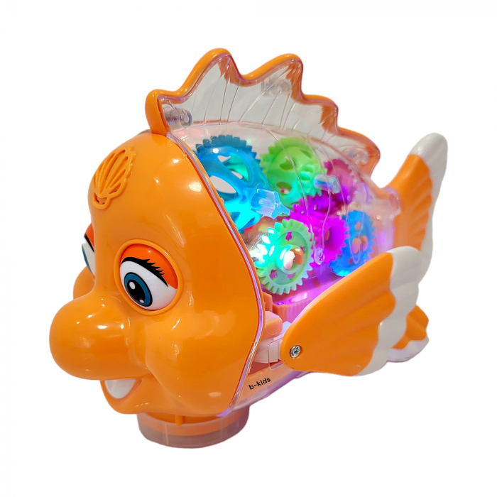 Jucarie Pestisor, Gear Fish, lumineaza, merge, canta. [5]