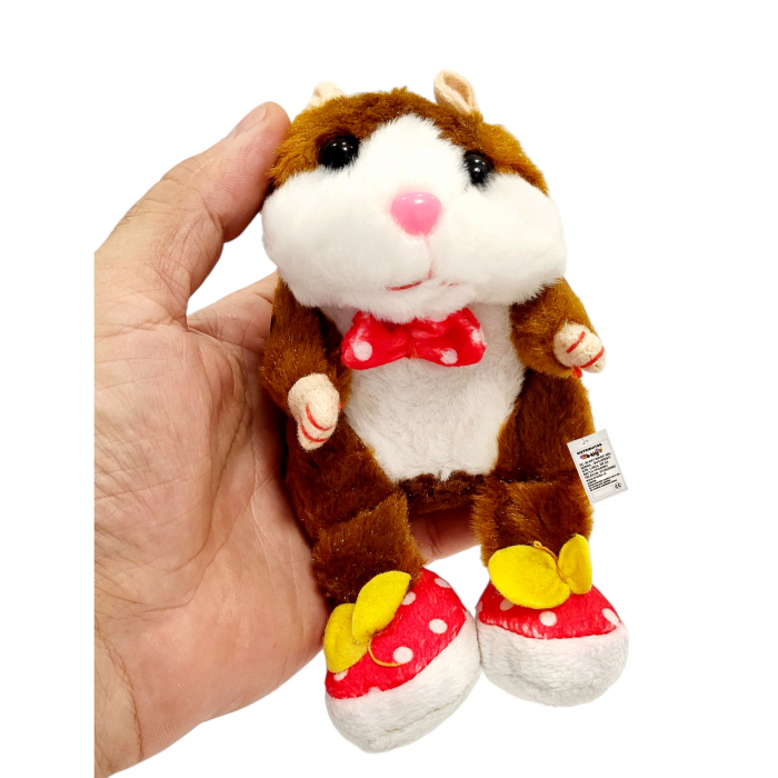 Jucarie tip breloc, Hamsterul vorbitor repeta tot ce aude cu o voce amuzanta [1]