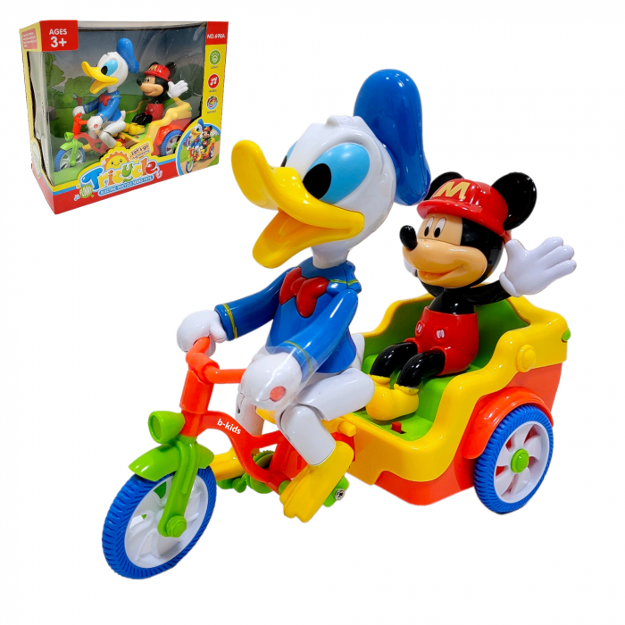 Jucarie "Tricycle" Donald si Mickey Mouse cu sunet si lumini! [1]