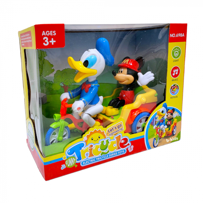 Jucarie "Tricycle" Donald si Mickey Mouse cu sunet si lumini! [2]