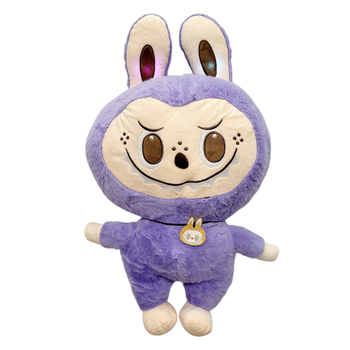 Jucarie Labubu plus muzical si cu lumini, mare, 60 cm [2]