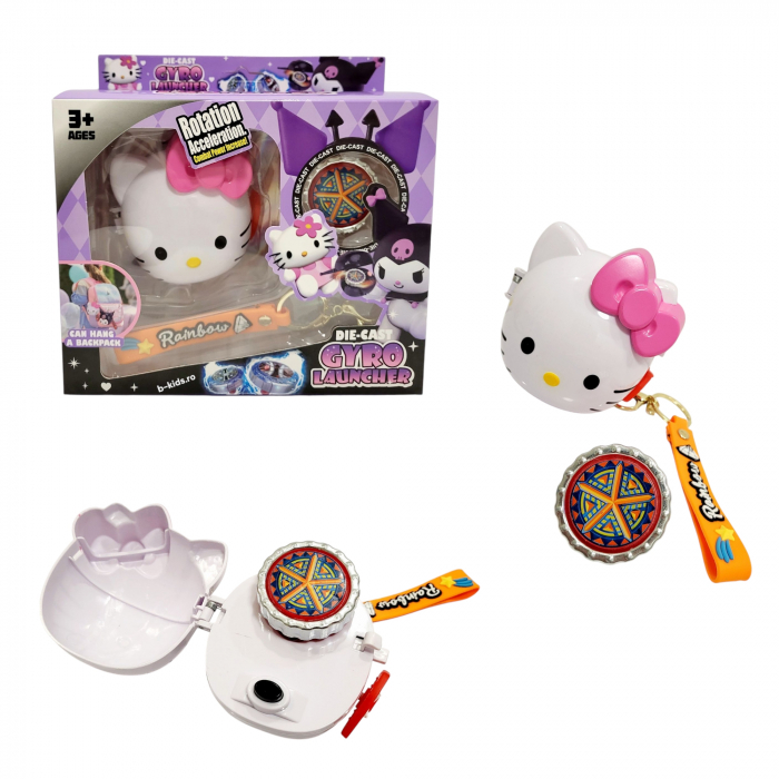 Lansator Titirez - beyblade, Hello Kitty, tip breloc [1]