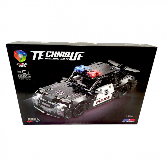 Set constructie tip Lego mare - Techniqee - Police Cruiser, 487 piese [5]