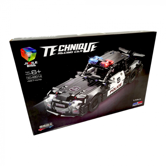 Set constructie tip Lego mare - Techniqee - Police Cruiser, 487 piese [8]