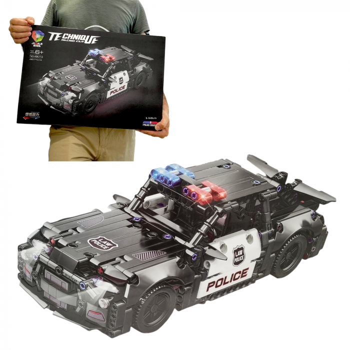Set constructie tip Lego mare - Techniqee - Police Cruiser, 487 piese [1]